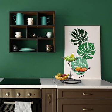 Стійка для фруктів та випічки Relaxdays, 3 яруси, метал, 34x49x31,5 см, дизайн 