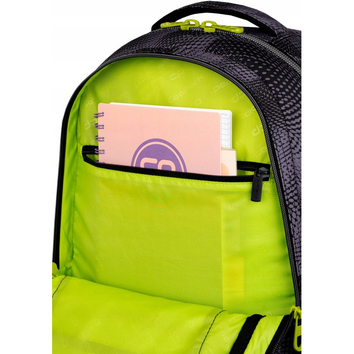 Шкільний рюкзак для підлітків Coolpack Drafter Hurricane, чорний (4-8 класи)