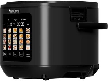 Мультиварка TurboTronic 5л, 20 програм, 860W: електросковорода, пароварка, рисоварка з автоматичним підігрівом та цифровим керуванням