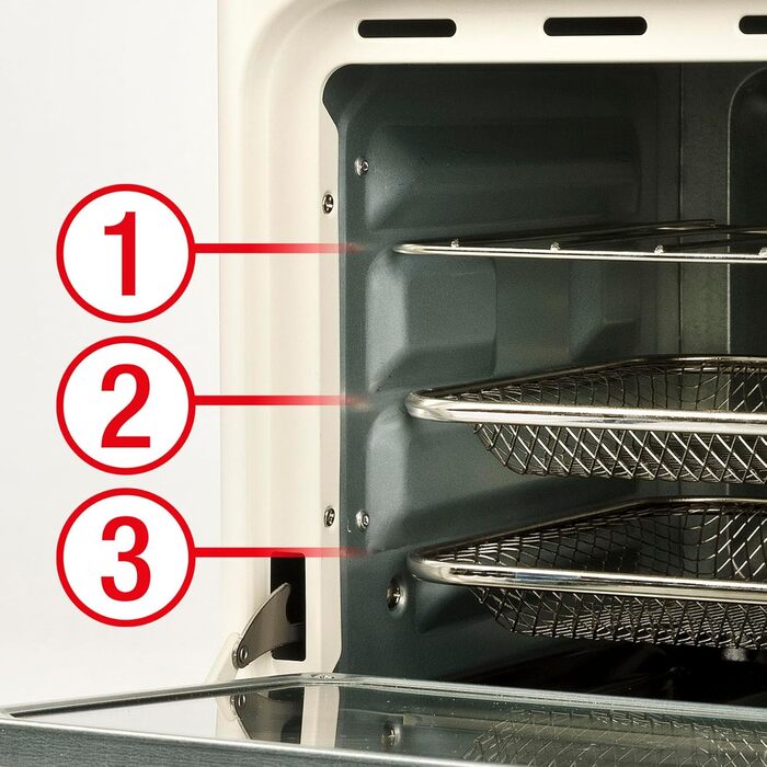 Фритюрниця з гарячим повітрям Girmi FG28 & Мультипіч, 1300W, 14 л, внутрішнє освітлення, 5 програм, рецепти