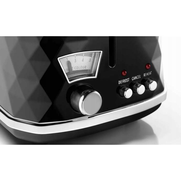 Тостер De'Longhi CTJ 2103.BK, чорний, 900 Вт