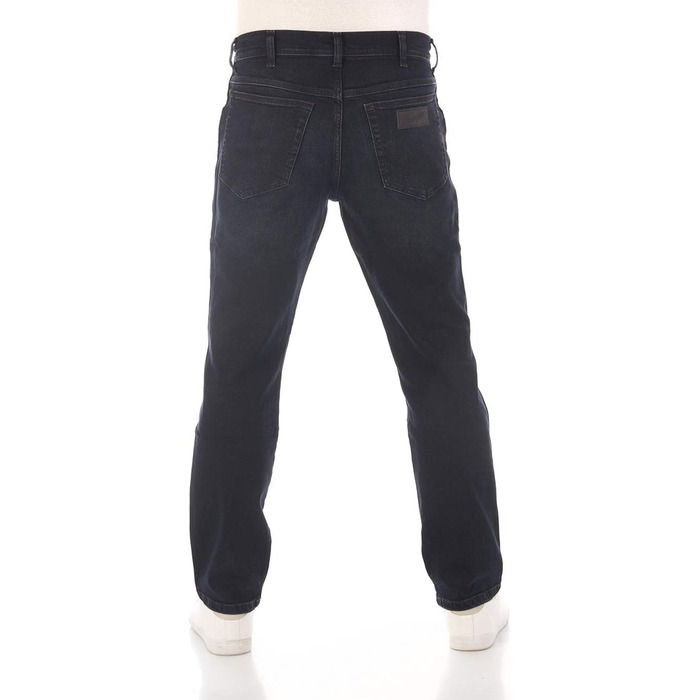 Джинси чоловічі Wrangler Texas Stretch Regular Fit Authentic Straight, бавовна, колір Smoke Blue (33W/36L)