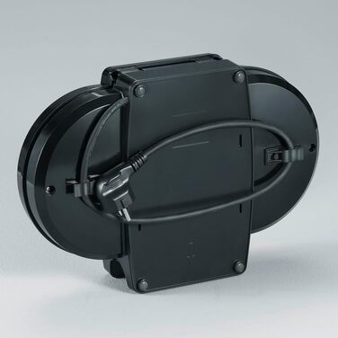 Severin WA 2106 Heart-Shaped Waffle Maker - Anti-Stick Coating, Slim Design, 1200W - Black