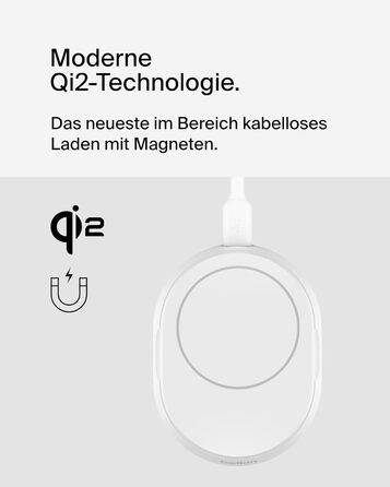 Белкін BoostCharge Pro: Бездротова зарядка 15W з адаптером MagSafe та блоком живлення 20W (Qi2)
