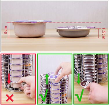 Підставка для капсул кави Tassimo EXZACT, обертова, на 52 капсули