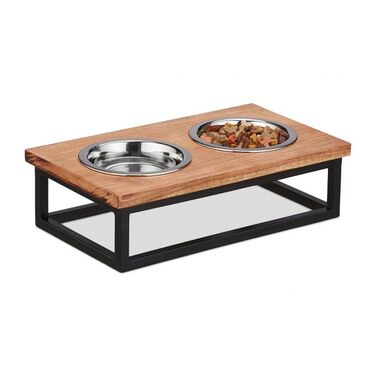 Relaxdays Nap Stand, Acacia Wood