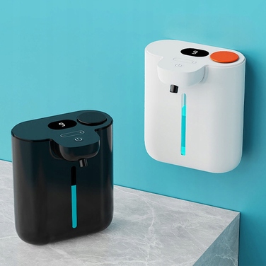 Ліктьовий дозатор для мила Bedee, пляшка 500 мл, чорний