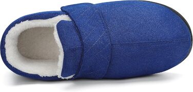 Тапочки Mishansha Herren Winter з підкладкою Memory Foam, зимові, чоловічі, 38-49 (Темно-синій, 44 EU)
