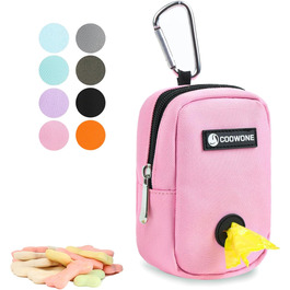 Сумка для ласощів та пакетиків для вигулу собак COOWONE, рожевий колір