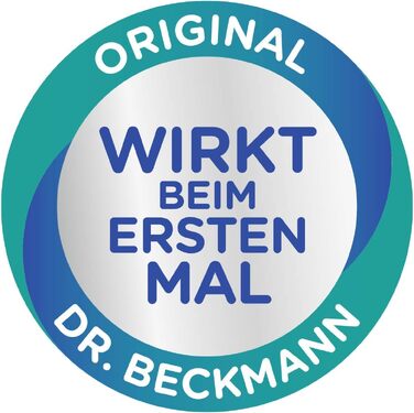 Гігієнічний очищувач для посудомийних машин Dr. Beckmann, засіб для видалення залишків бруду та жиру, 75 г (набір 6 шт)