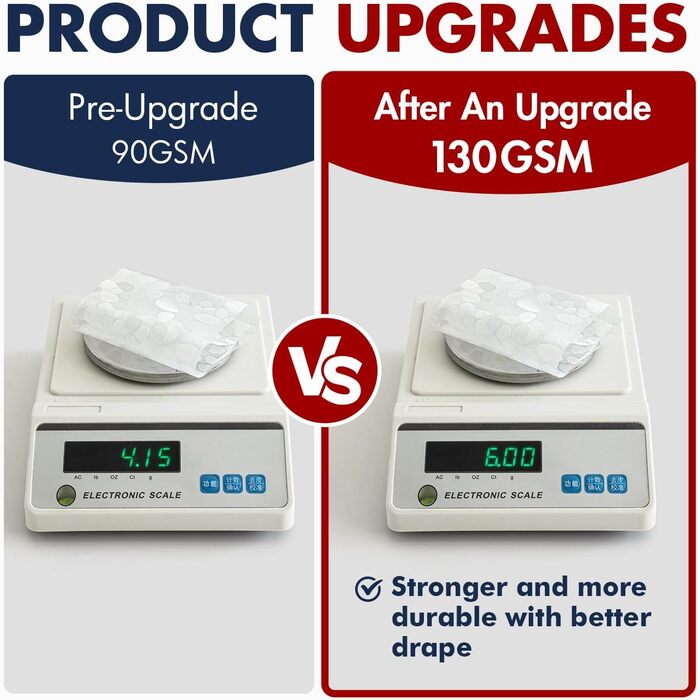 Штора для ванної MIULEE 180x180 см, прозора з 3D камінням, антигрибкова, з магнітами та кільцями (1 шт)