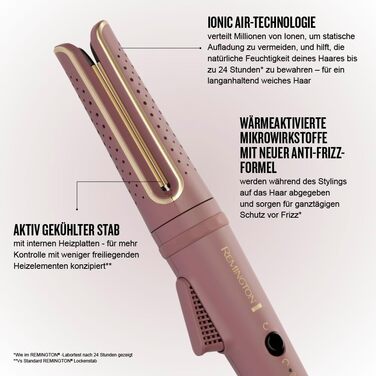Стайлер для волосся Remington AIRvive™ Lockenstab CI8930 з іонізацією та технологією Air-Technologie, 160-210°C