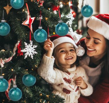 Скляні кулі для прикраси ялинки Hengsong, 24 шт., чорні та золоті, 6 см