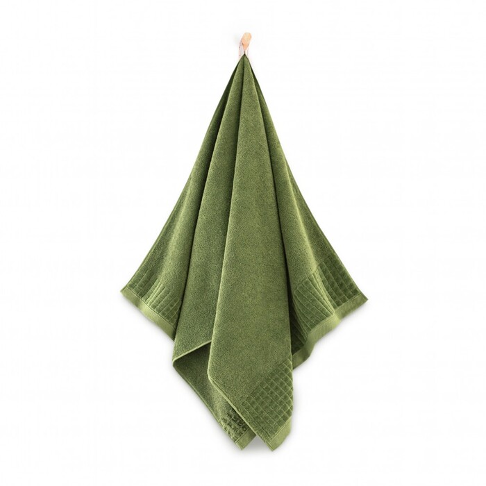 Великий банний рушник ZWOLTEX PAULO 3 AB, зелений, 500г, 70x140см