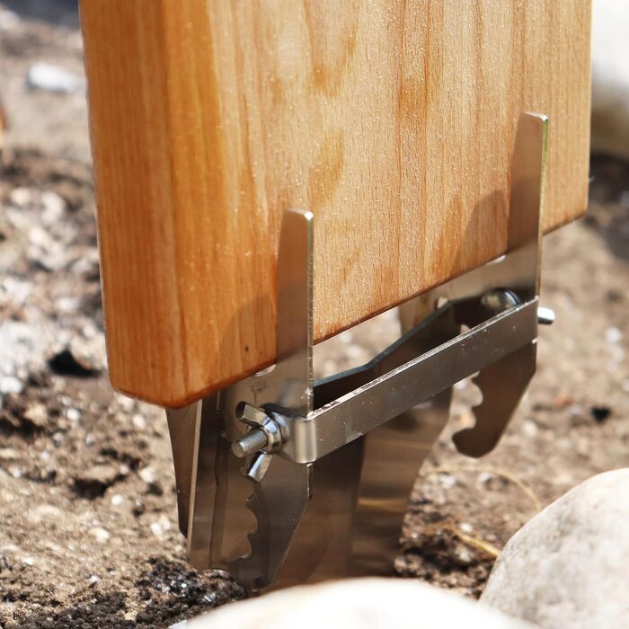 Flammlachs Board - Stainless Steel Holder - Premium Grill Accessory for Fire Pits & Charcoal Grills (Flammlachs Board Holder)