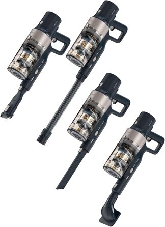 Бездротовий пилосос Cecotec Conga Rockstar 5500 Hurricane Station Flex Max: 220AW, 700W, станція самостійного очищення, 90 хв роботи, антизаплутувальна щітка, гнучкий шланг, циклонна технологія