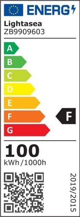 Світлодіодний прожектор Lightasea 100 Вт з датчиком руху, 10000 Лм, IP66, холодне біле світло 6500K, пульт ДУ, для вулиці, саду, гаража