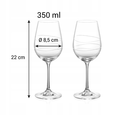 Келихи для вина UNO VINO Vista, 350 мл, 2 шт.