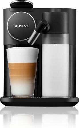 Nespresso De'Longhi EN640.B Gran Lattissima Coffee Capsule Machine with Automatic Milk System, 19 Bar Pressure, 1400W, Black Black Version 2.0