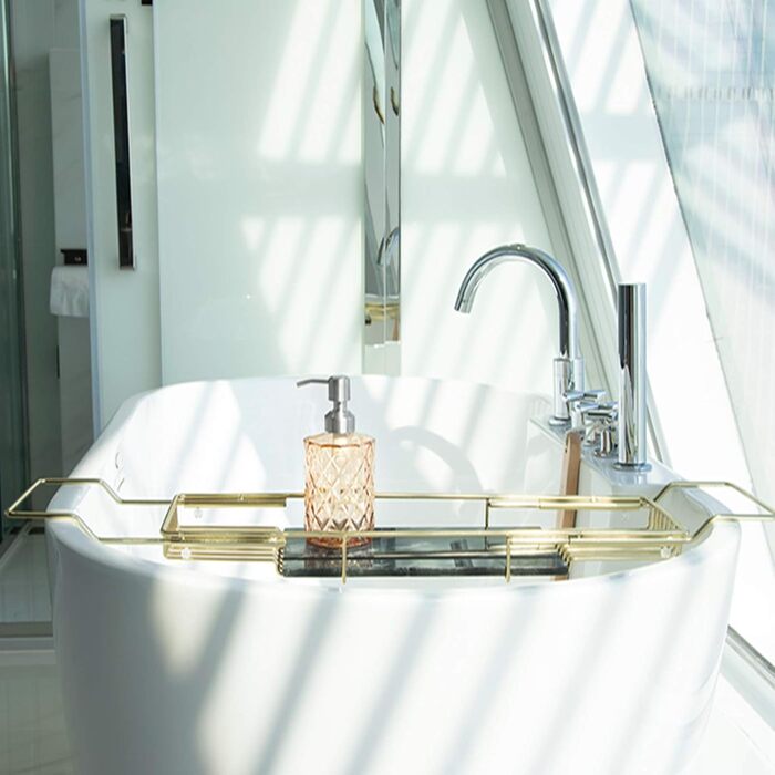 Дозатор для мила Ekirlin зі скла для кухні та ванної кімнати, 340 мл. Підходить для мила для рук, миючого засобу, ефірних олій та шампуню. Колір: Темно-сірий (Бурштиновий)