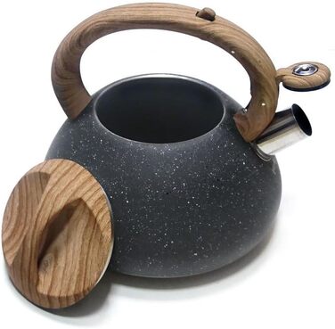 Чайник Klausberg з нержавіючої сталі з фляговим корпусом, 2.7 л (сірий)