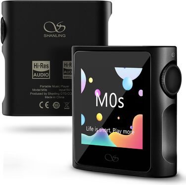 Shanling M0s: MP3-плеєр DAC Hi-Fi, портативний аудіопрогравач з підтримкою SD до 2TB, Bluetooth 5.0, 3.5mm/Type-C