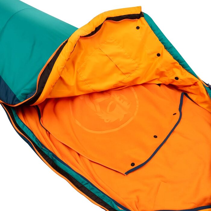 Дитячий спальний мішок Trollkids Femund 3in1, зелений, універсальний розмір