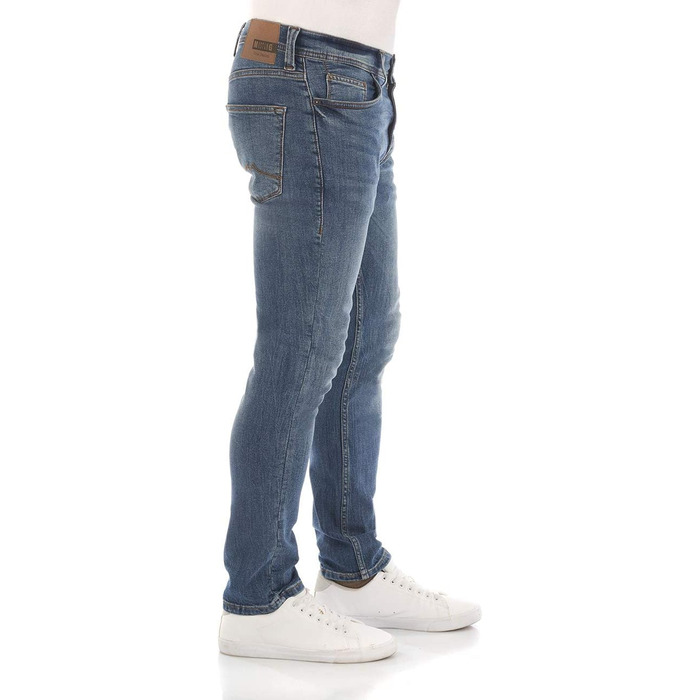 Чоловічі джинси Mustang Vegas Slim Fit - еластичні, денім, синій (30-44W / 32L)
