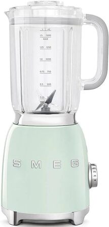 SMEG Stand Mixer BLF01PGEU, 800, Aluminum, 1.5 liters, pastel green