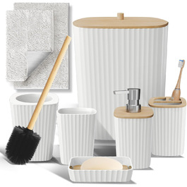 розмір: повний комплект + килими для ванної кімнати