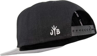 Кепка бейсболка Jumping Bird • Унісекс • Знімний козирок • Легка, регульована, чорно-сіра