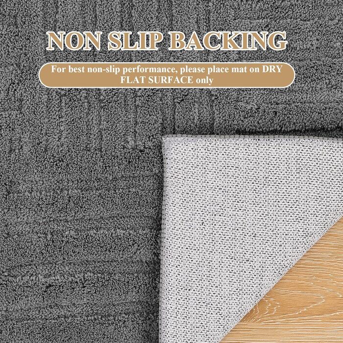 Килим для вітальні 160x230 см, великий пухнастий з коротким ворсом, миючий, сучасний, 3D ефект, антиковзаючий, для їдальні, кухні, спальні (140 x 200 см, сірий)