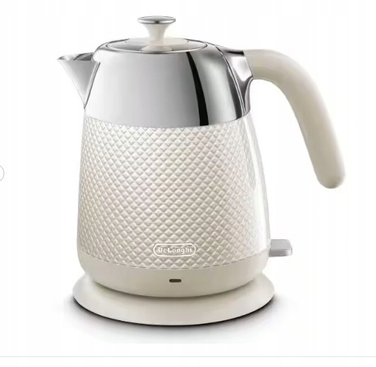 Електричний чайник De'Longhi Luminosa KLB2001.W 2000 Вт, Twill White