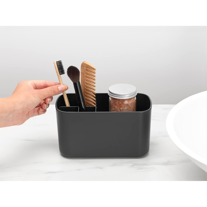 Органайзер для ванної Brabantia Renew, пластик, темно-сірий, універсальний розмір