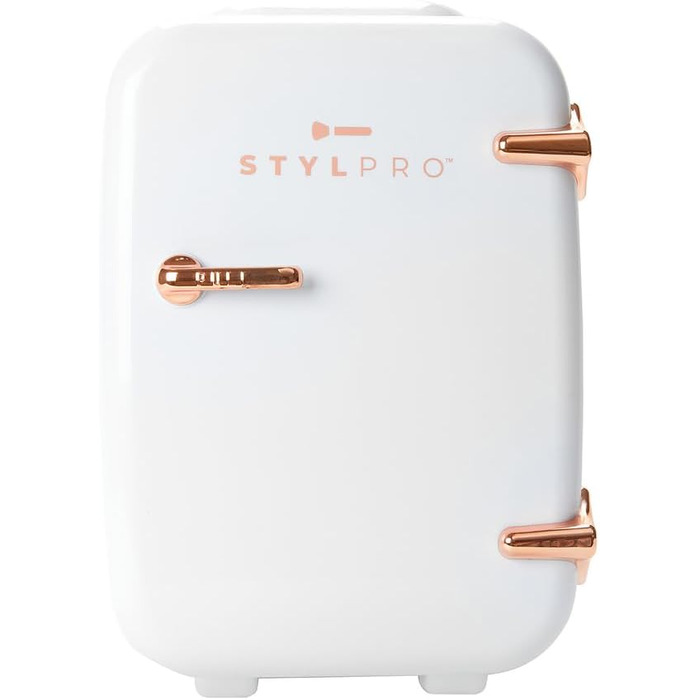 Mini-холодильник для догляду за шкірою Stylpro Mini Beauty - 4L. Ідеально для сироваток, кремів, масок та лаку для нігтів. Охолодження та нагрівання, тихий, компактний, екологічна упаковка.