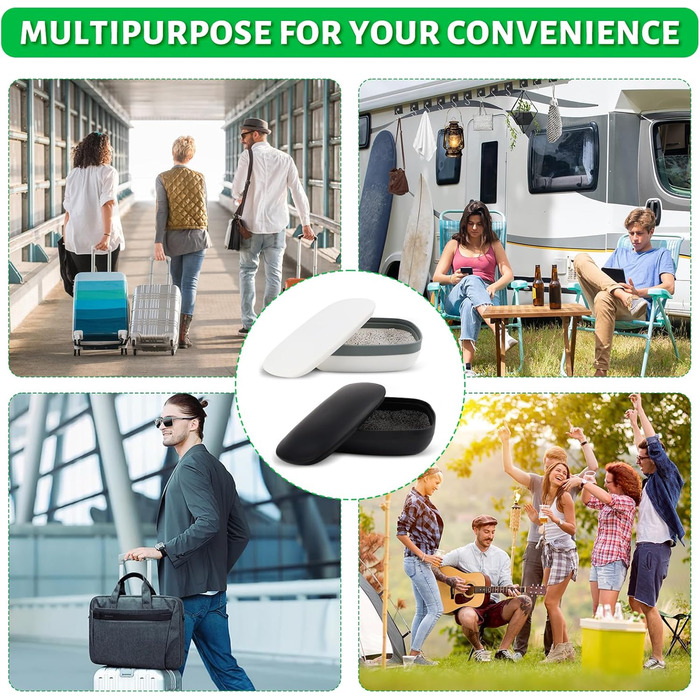 Водонепроникні мильниці для подорожей TUZHE (2 шт.) з ситом та мішечком для мила з сизалю - для дому та в дорогу