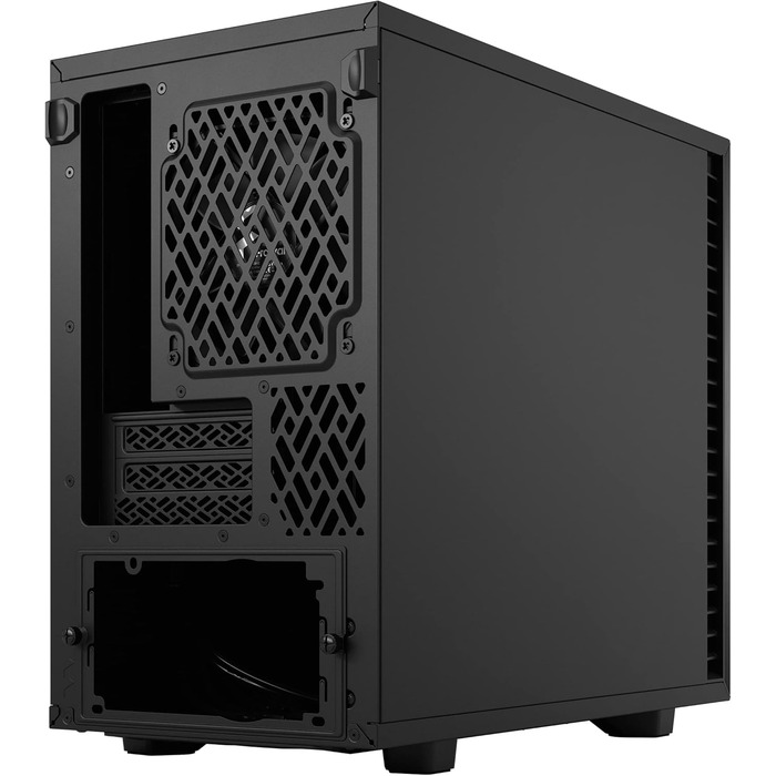 Корпус для ПК Fractal Design Define 7 Nano Black - Mini ITX, тиха система, скло, чорний
