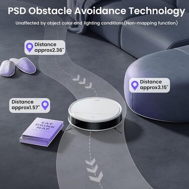 Робот-пилосос OKP K5 Pro: потужність 5000Pa, навігація, HEPA-фільтр, Wi-Fi, для тварин, килимів, твердих підлог