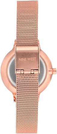 Жіночий наручний годинник Nine West з міллезаканим браслетом, колір Rose Gold