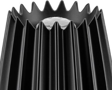 Млин для солі, перцю та спецій Alessi WAL03 B, литий алюміній, чорний, 7,5x7,5x14,2 см