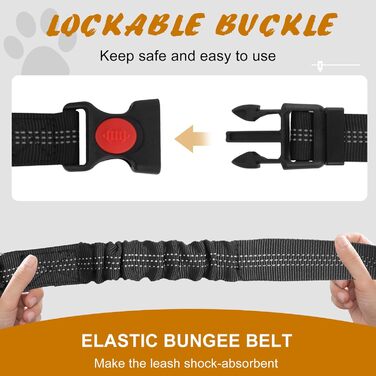 Подвійний автомобільний ремінь безпеки для собак, сталевий трос, Kauer, чорний (для 2 собак)