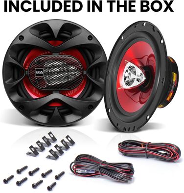 Автомобільна акустика Boss Audio Chaos Series, 3-смугові, 16,5 см (6,5 дюйма), одна колонка