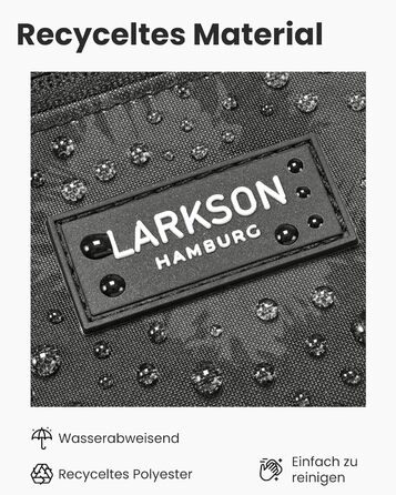 Поясна сумка LARKSON для жінок та чоловіків, м'ятного кольору, модель Finn - для спорту, активного відпочинку, міста, фестивалів. Стильна сумка через плече з водонепроникним покриттям (сірий леопардовий)