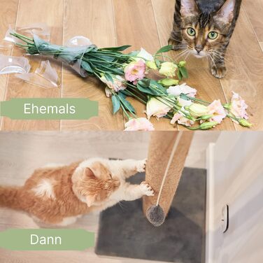 Дряпальня для котів Mobiclinic® Pets Silvestre, середня, сіро-бежева
