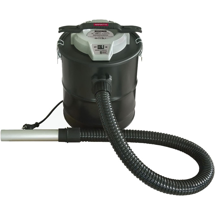 Yamato DES92423, 1.200 W Vacuum Cleaner, 15 Liter Capacity, Cranberry