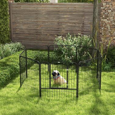 Летворешітка PawHut для цуценят, 8-секційна, 80x80 см, для собак, котів, тварин, внутрішня та зовнішня | PawHut