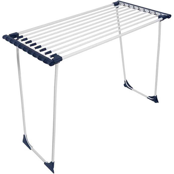 BigDean Telescopic Clothes Airer for Bedding 20m - Extendable - Without Obstructing Crossbar - Wing Clothes Dryer Rack XXL with Wheels