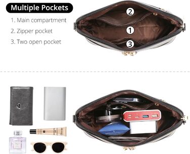 Сумка жіноча LOVEVOOK шопер шкіряний 3-в-1 чорна (C Schwarz) велика містка