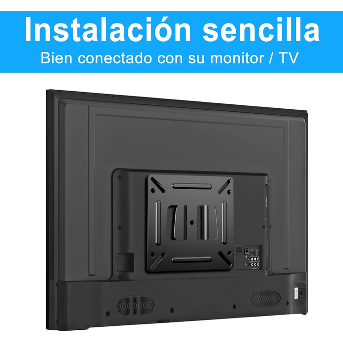 Настінний кронштейн для телевізора orienttvbracket для LED, LCD, OLED, Plasma (14-61 дюймів), VESA до 100x100 мм, фіксований, до 15 кг