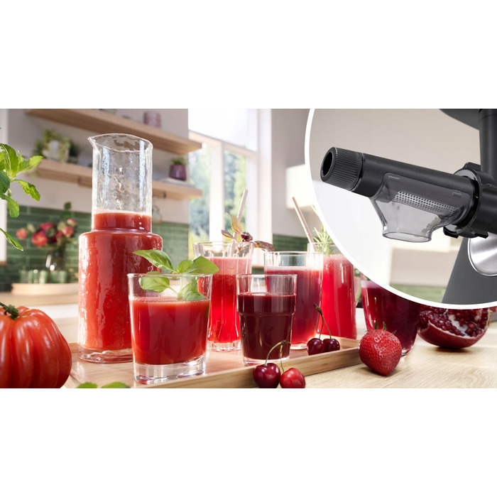 М'ясорубка Bosch Serie 6 MFWS640B, 2100 Вт, реверс, 2 швидкості
